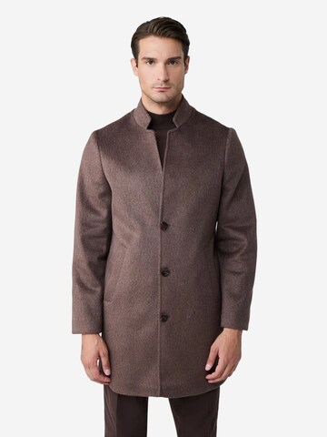 Manteau mi-saison Danger en marron : devant