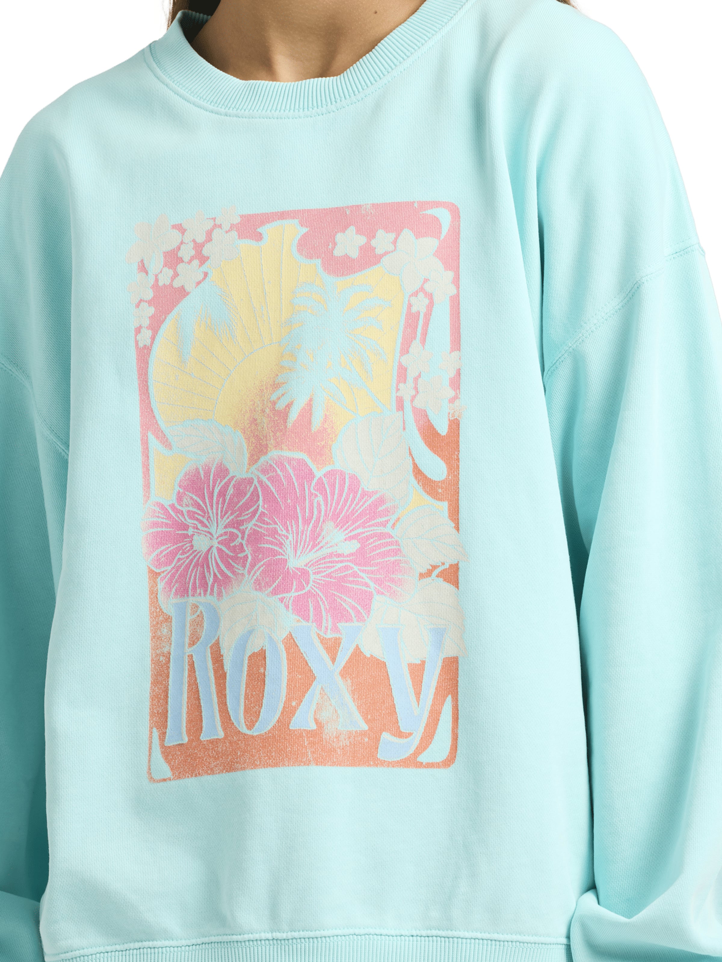 ROXY Sweatshirt 'Lineup Terry ' in Blau