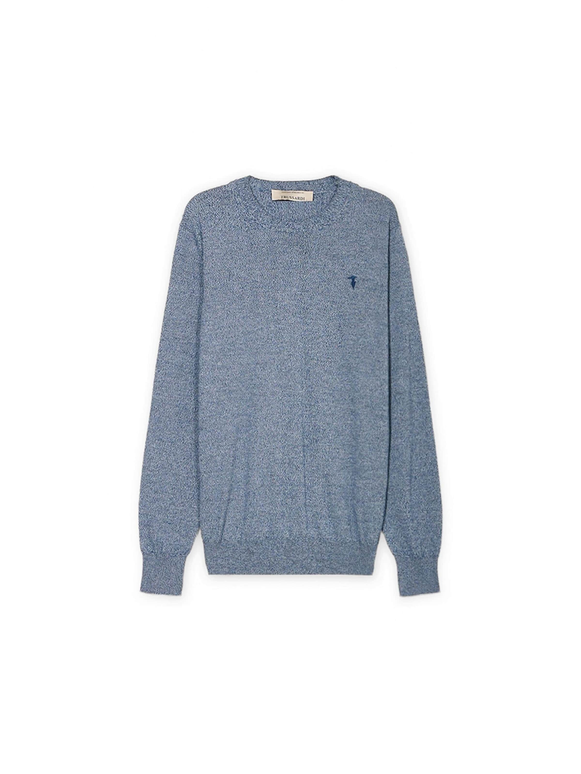 Trussardi Trui in Blauw: voorkant
