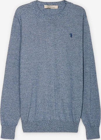 Pull-over Trussardi en bleu : devant