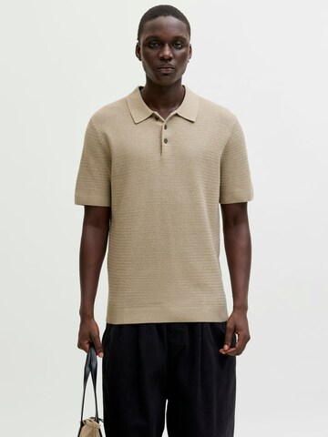 JACK & JONES Shirt 'Bluriley' in Beige