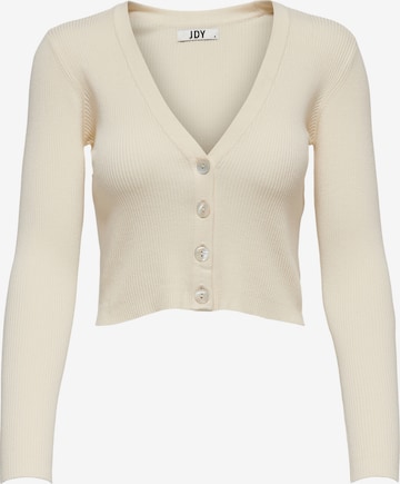 JDY Knit Cardigan 'Donnel' in Beige: front