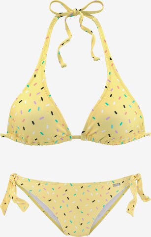 BUFFALO Bikini - sárga: elől