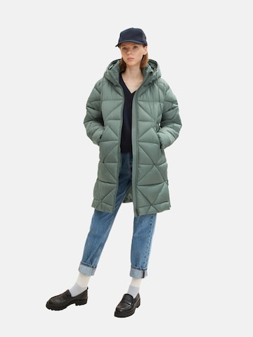 TOM TAILOR DENIM Between-Seasons Coat in Green