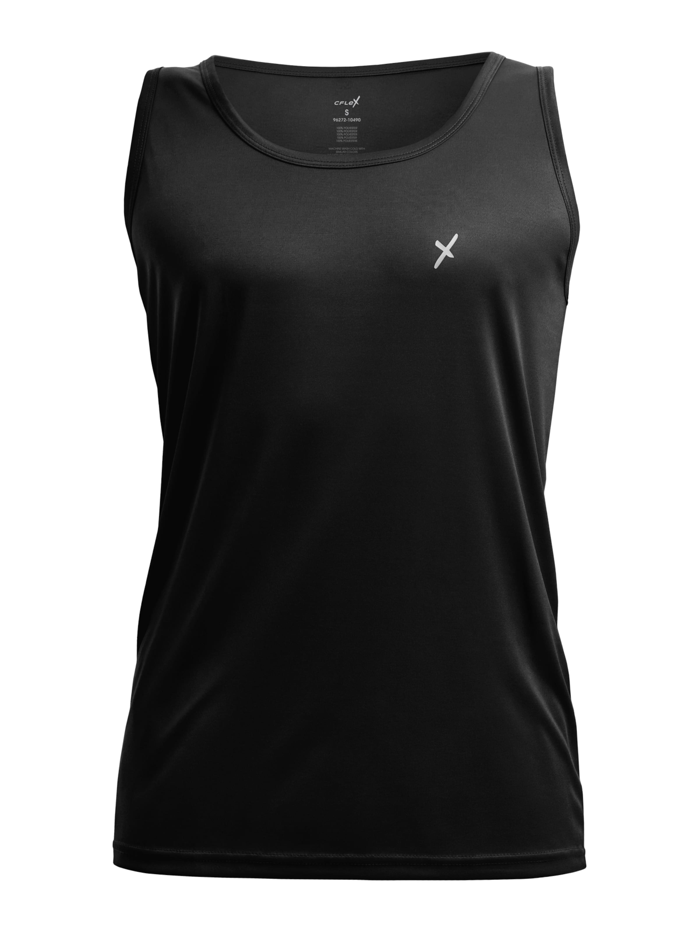 cflex Funktionsshirt 'Collection'‌ in Schwarz: Vorderseite