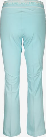 Cambio Boot cut Pleated Pants 'Ranee' in Blue