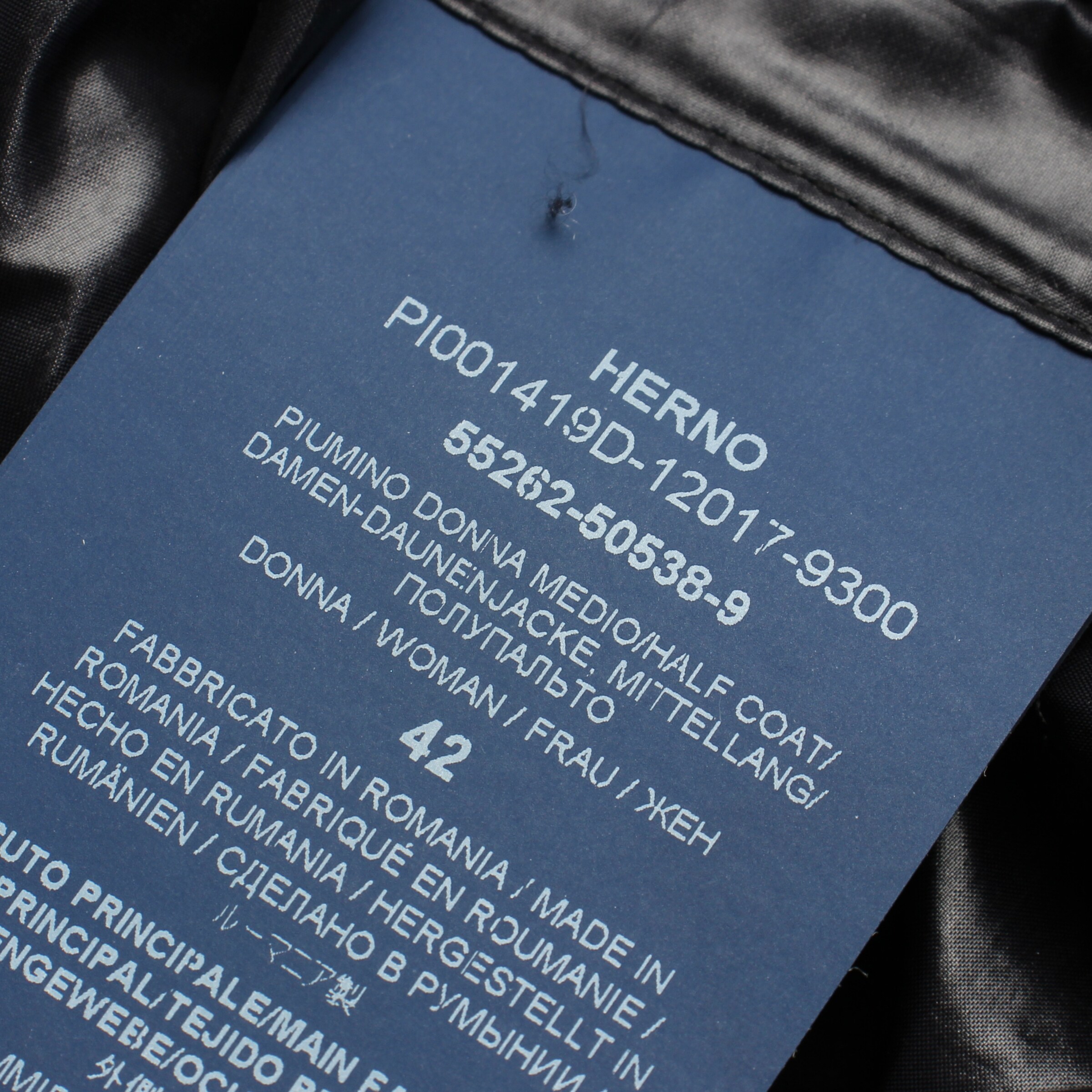 Herno Jacket & Coat in S in Black