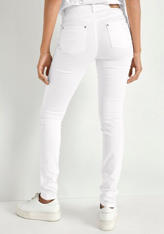 HECHTER PARIS Slimfit Jeans in Weiß