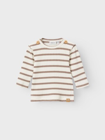 NAME IT Shirt 'OHOORAY' in Beige