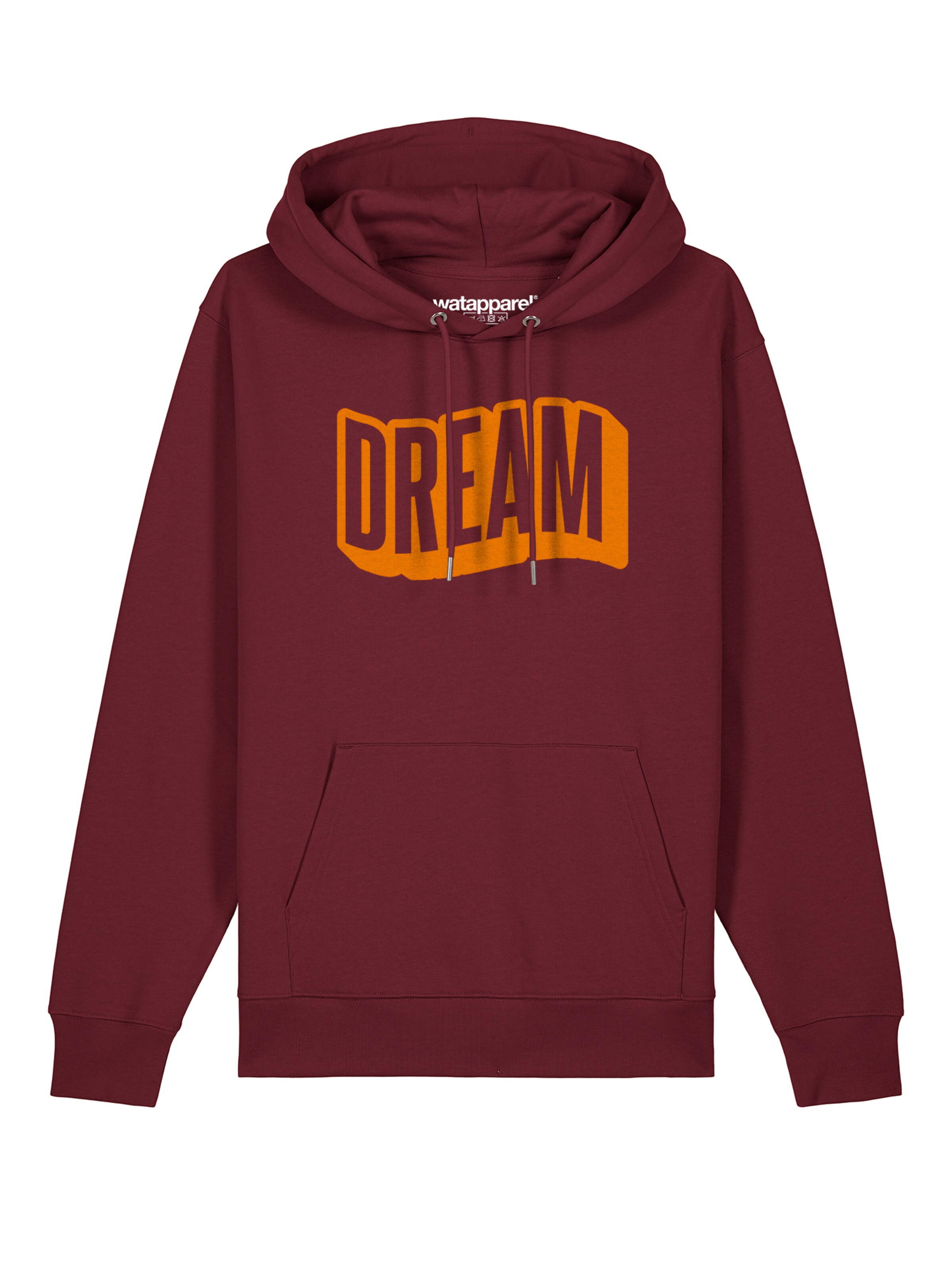 Watapparel Sweatshirt ' Dream ' in Rood: voorkant