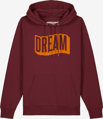 Watapparel Sweatshirt ' Dream ' in Rot: Vorderseite