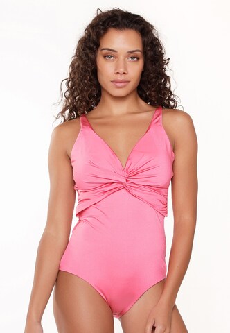 Maillot de bain LingaDore en rose : devant