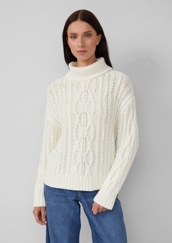s.Oliver Pullover in Beige: Vorderseite