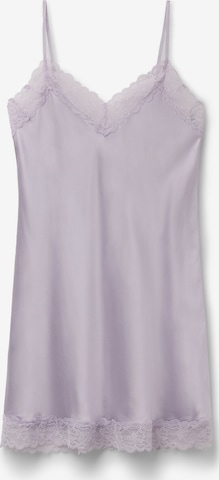 INTIMISSIMI Silk Slip with Lace in Lila: Vorderseite