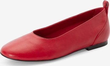 Tamaris Ballet Flats in Red: front