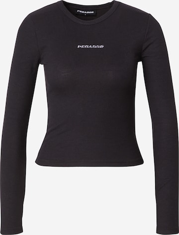 melns Pegador T-Krekls 'NINA': no priekšpuses