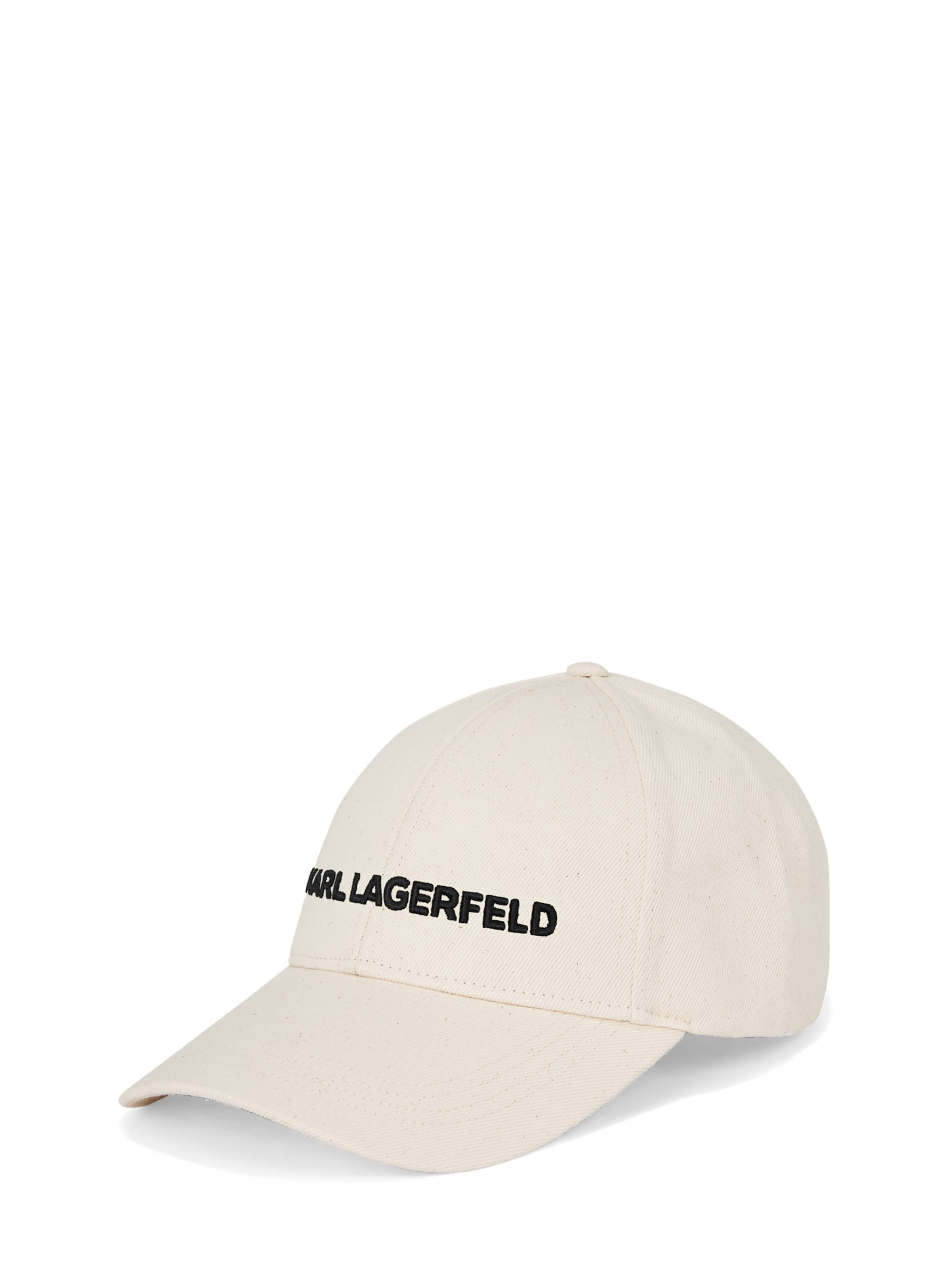Karl Lagerfeld Kšiltovka – béžová: přední strana