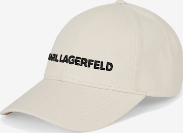 Karl Lagerfeld Кепка в Бежевый: спереди