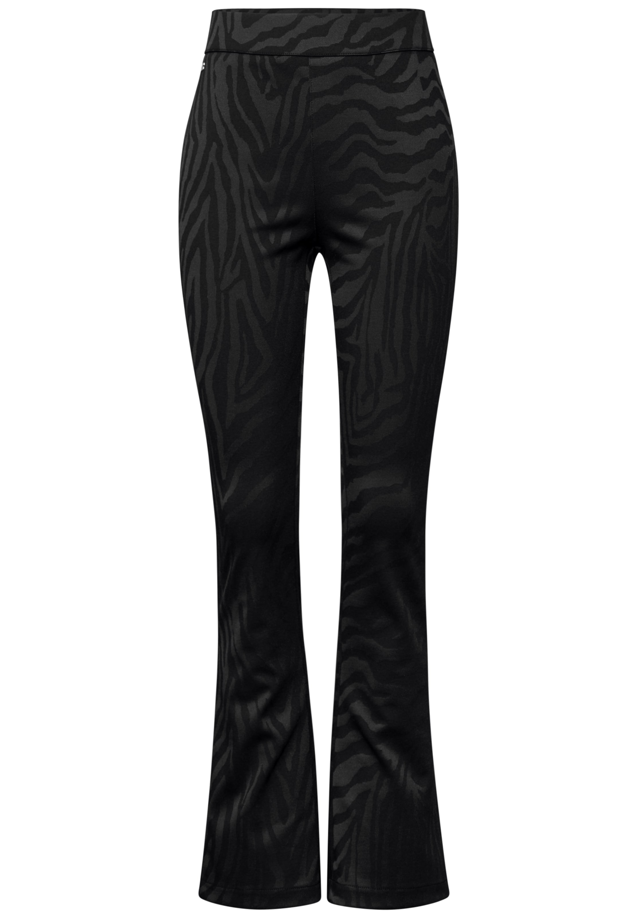Street One Studio Boot cut Pants in Black: front