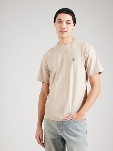 Maglietta di Volcom in beige: frontale