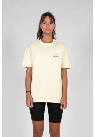 MJ Gonzales Oversized Shirt 'Wave V.1' in Yellow: front