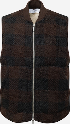 Les Deux Vest 'Michael' in Brown: front