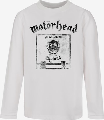 Maglietta 'Motorhead - No Sleep At All' di Merchcode in bianco: frontale