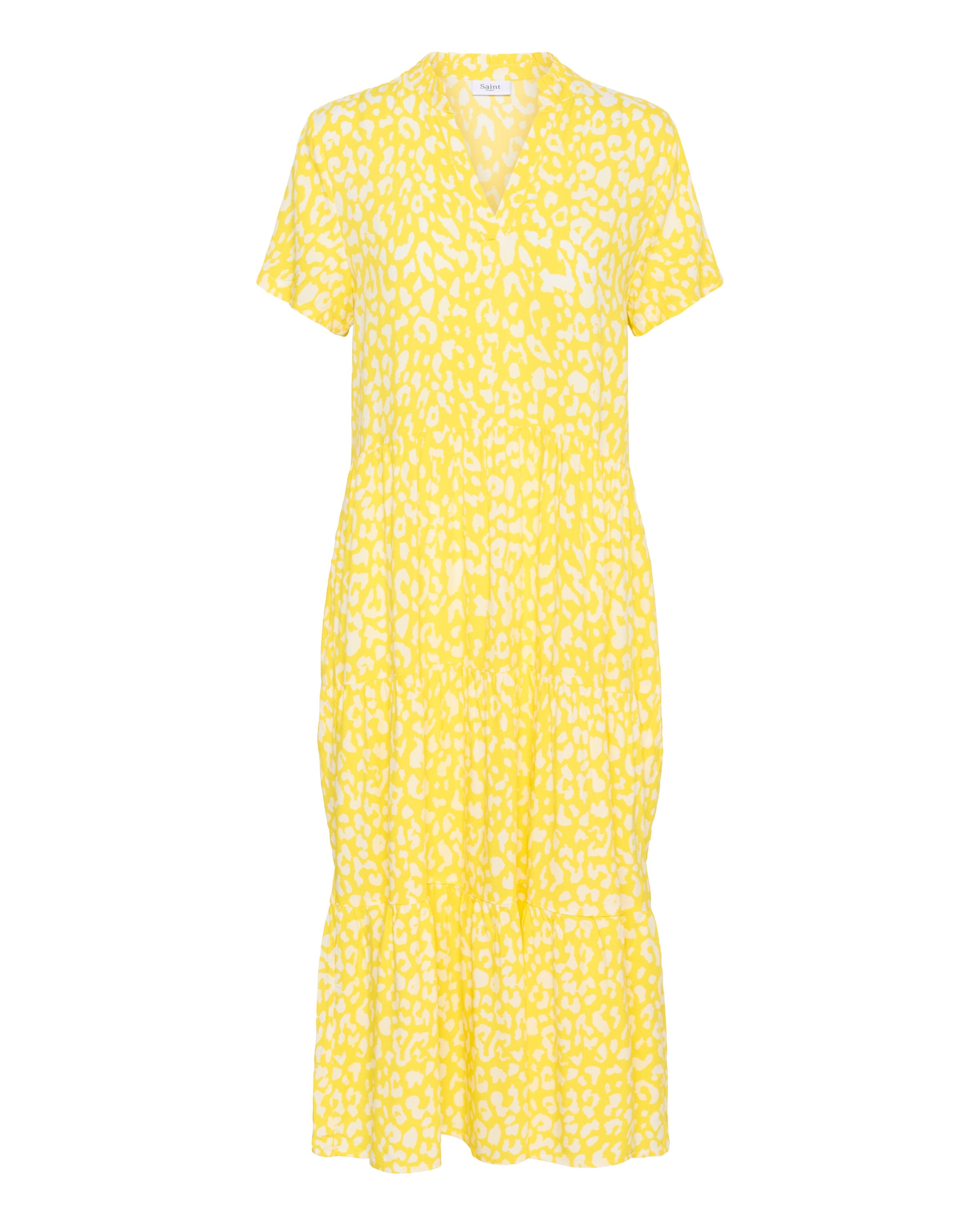 SAINT TROPEZ Dress 'Eda' in Yellow: front