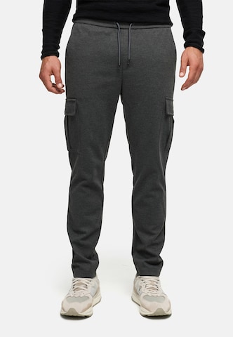 Regular Pantalon cargo 'INNezzo' INDICODE JEANS en gris : devant