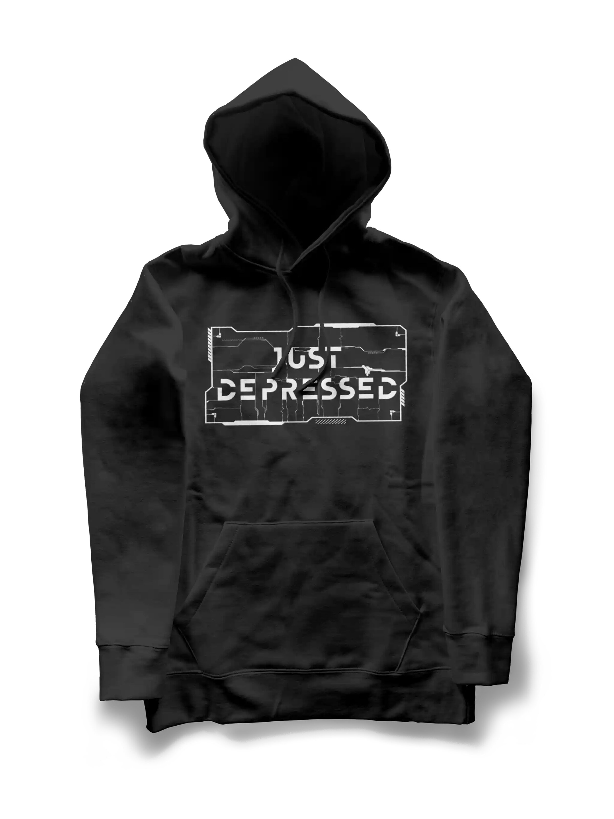 JustDepressed Clothing Sweatshirt 'Good Times'‌‌‌‌ in Schwarz: Vorderseite