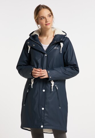 ICEBOUND Raincoat in Blue: front