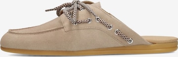 PS Poelman Muiltjes 'Loes' in Beige: voorkant