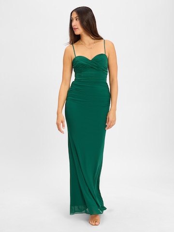 Luxuar Fashion Evening Dress in Green: front