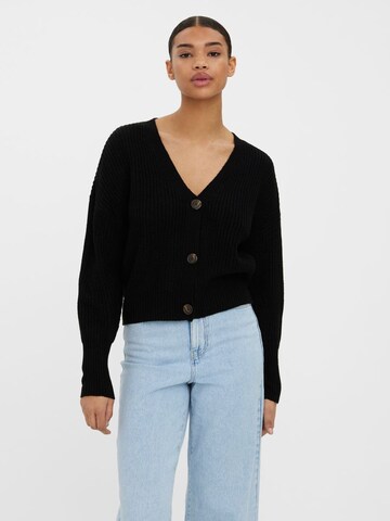 Cardigan 'LEA' VERO MODA en noir : devant