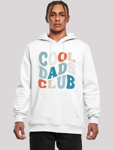 Sweat-shirt 'Cool Dads Club' F4NT4STIC en blanc : devant
