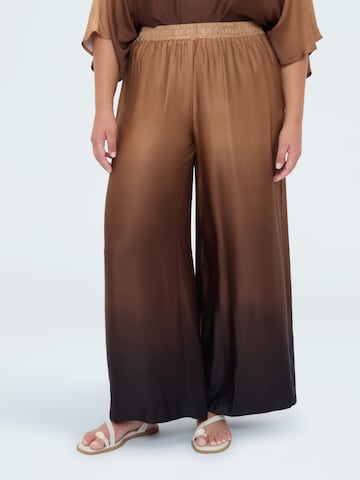 Wide Leg Pantalon Fiorella Rubino en marron