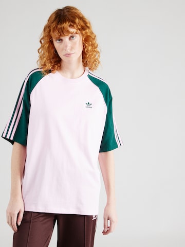 rožinė ADIDAS ORIGINALS Marškinėliai: priekis