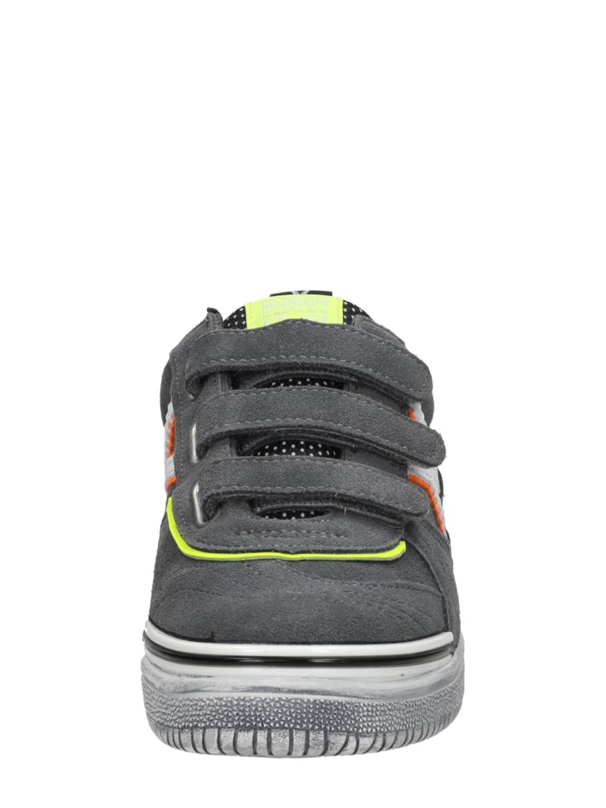 MUNICH Sneakers 'Klittenband Laag' in Grey