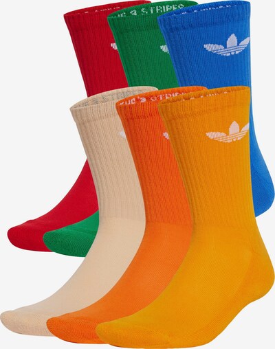 ADIDAS ORIGINALS Socks 'Trefoil Cushion' in Blue / Green / Orange / Dark orange / Powder / Ruby red, Item view