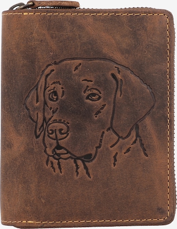 GREENBURRY Portemonnee in Bruin: voorkant