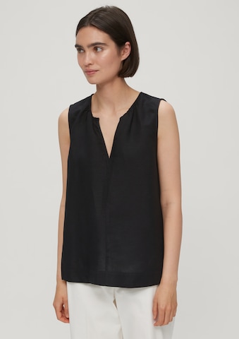 s.Oliver BLACK LABEL Bluse in Schwarz: predná strana