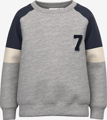 NAME IT Sweatshirt 'ROY' in Grey: front