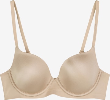 Marc O'Polo T-shirt Bra ' Shiny Second Skin ' in Beige: front