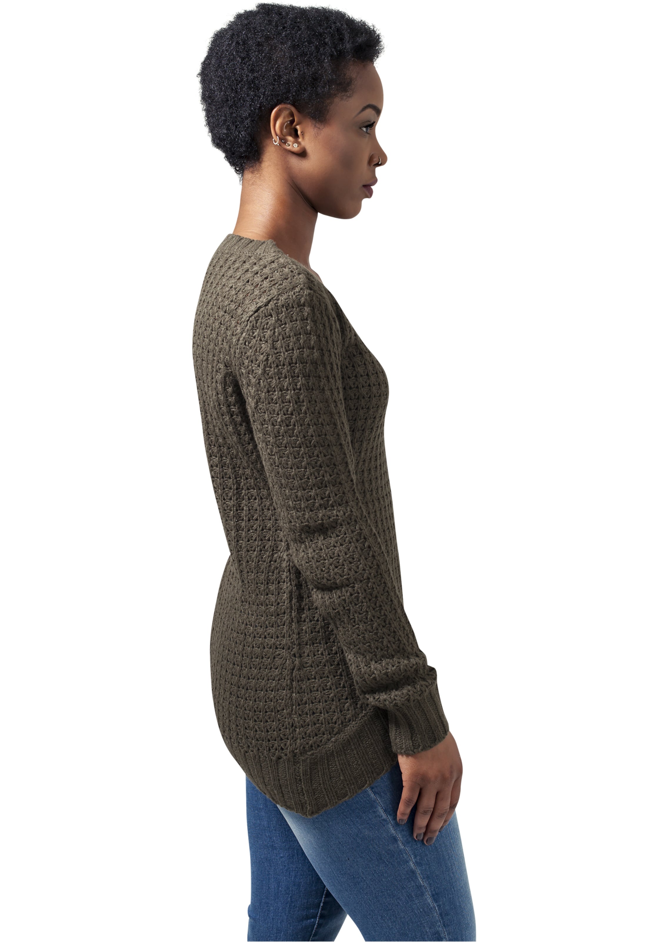 Urban Classics Sweater in Green