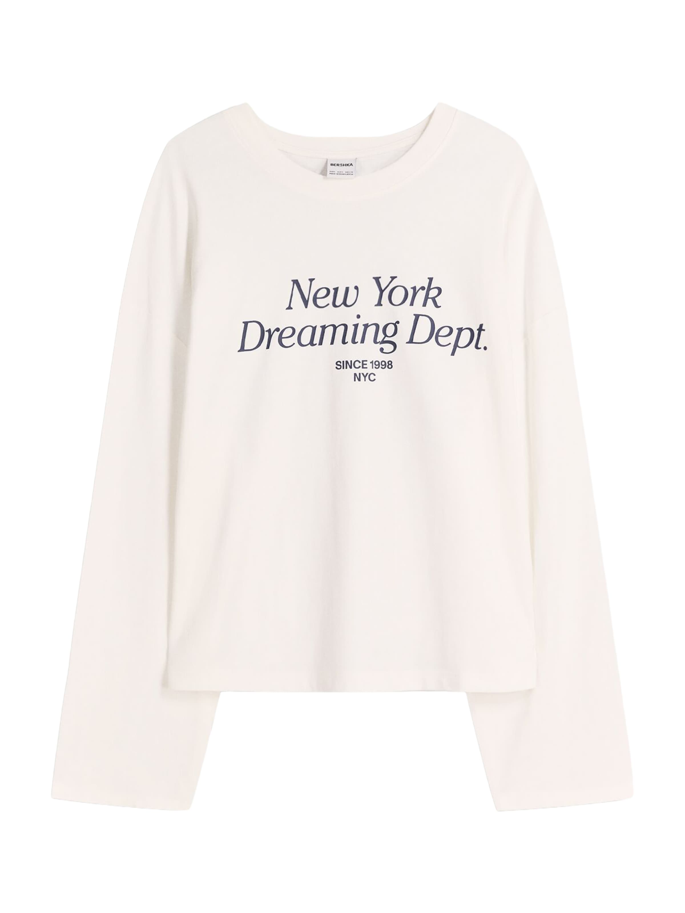 Bershka Shirts i hvid: forside