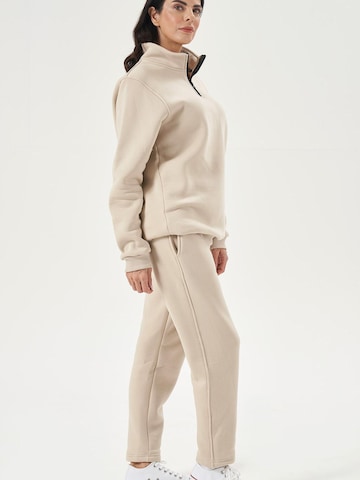LOUIS LECLER Sweatshirt 'Sage' in Beige