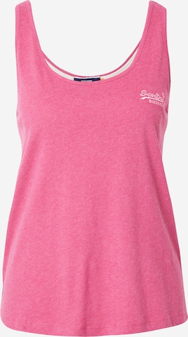 Superdry Top 'Classic' in Pink: predná strana