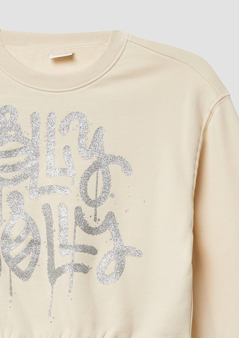 s.Oliver Sweatshirt in Beige