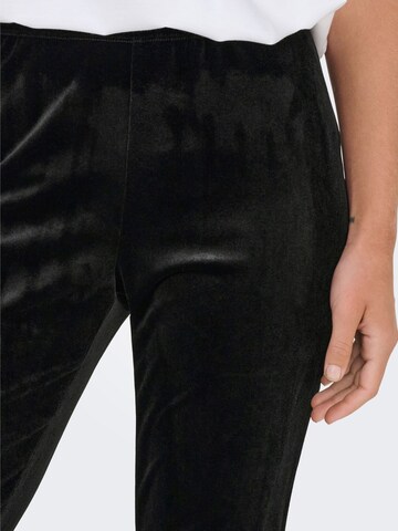 ONLY - Acampanado Pantalón 'ONLSMOOTH' en negro