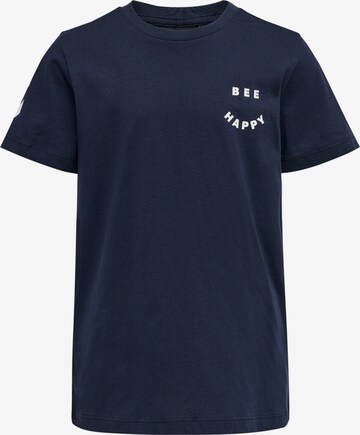 T-Shirt 'Optimism' Hummel en bleu : devant